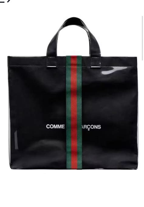 Gucci x Comme des Garcons Tote Bag Black .